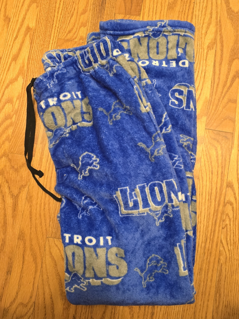 Detroit Lions Blue Fleece Pajama Pants